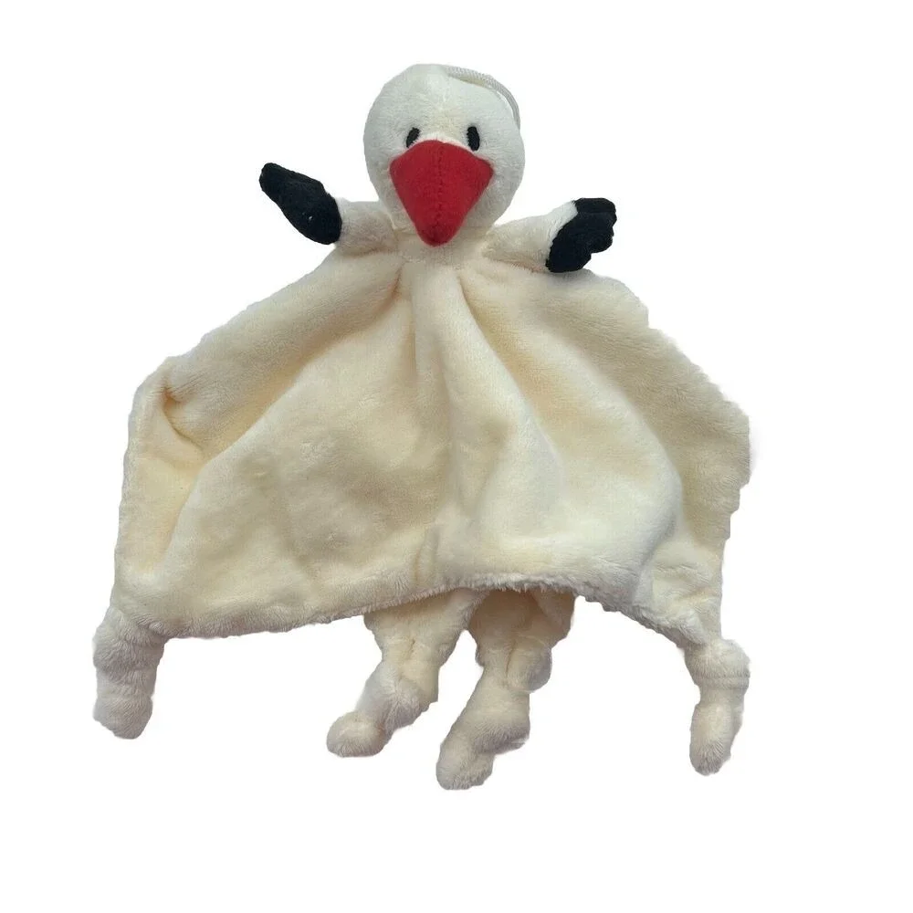 Stork Plush Baby Lovey Water Bird Marsh Wetland Lake Wildlife Stuffed Animal